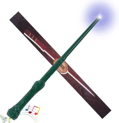 Imagen del producto de Varita mágica con luces y sonido, de 36 cm, ideal para disfraces y fiestas