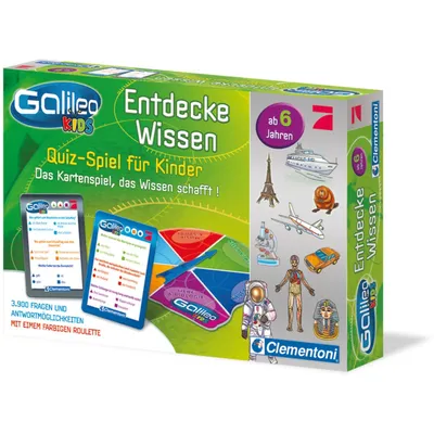 Produktbild von Clementoni Galileo Kids Wissensquiz ab 6 Jahren