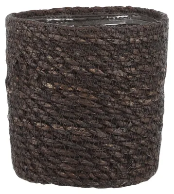 Produktbild von Mica Übertopf Korb Atlantic Ø 12 x 12 cm grau