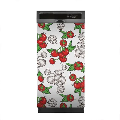 Produktbild von Magnete Dekorative 45x80 cm Küche Magnetmatte Spülmaschine - Kirsche Tomate Gemüse