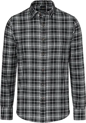 Produktbild von KARLOWSKY Herren Flanellhemd URBAN-TREND Langarm Sahara Karo L