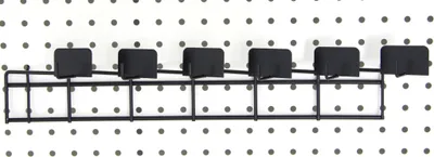 Produktbild von Maildor Hakenleiste für Display mit 6 Positionen Schwarz DI002O