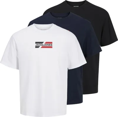 Produktbild von Jack & Jones T-Shirt CORP Kurzarmshirt 3er Pack