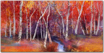 Produktbild von Coloray Bild aus Leinwand 120x60 Leinwand Dekoration - Herbst Natur