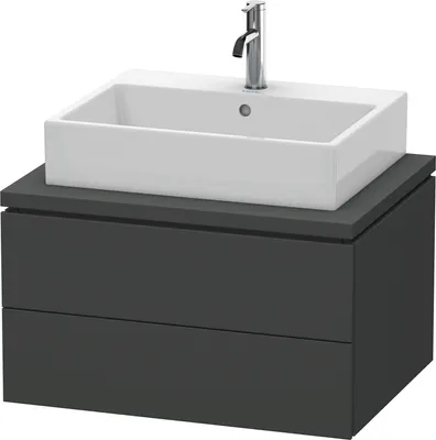 Produktbild von Konsolenunterschrank L-CUBE 400x720x547mm graphit matt graphit matt