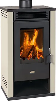 Produktbild von Kaminofen Prity K2 GT Burgundy – 8,1kW, A+