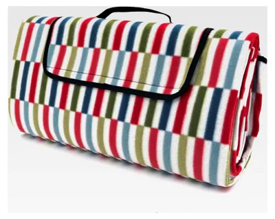 Produktbild von Wasserdichte Picknickdecke für Outdoor-Aktivitäten, faltbar mit Tragegriff, XL 200x200 cm