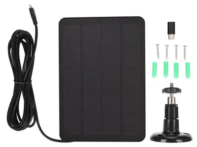 Productafbeelding van 4W Zonnelader met USB C en Micro USB uitgang
