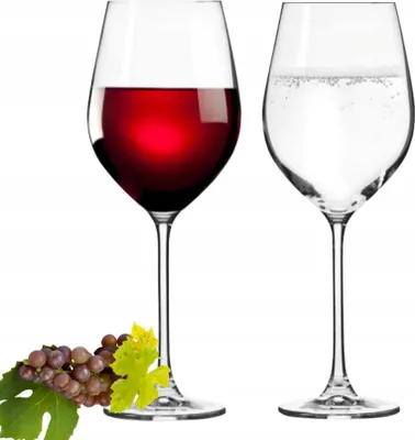 Produktbild von Krosno 6 x 500 ml Gläser für Wasser, Rot- und Weißwein, SPLENDOUR CRYSTAL