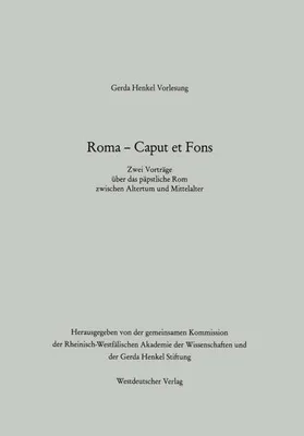 Obrázek produktu pro Roma - Caput et Fons