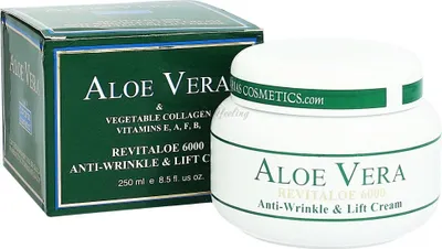 Produktbild von Canarias Revitaloe 6000 Aloe Vera Anti Wrinkle&Lift Cream 250 ml