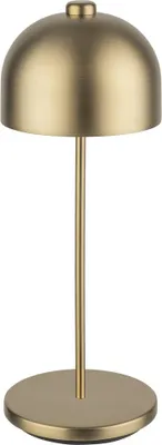 Produktbild von APS 17052 JOSEF Kabellose USB-C Tischleuchte, Fartemperatur und Helligkeit einstellbar, spritzwasssergeschützt IP 54, inkl. Dockinstation und Fernbedienung, champagner