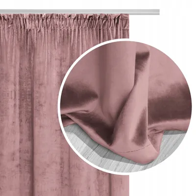 Produktbild von SIIN Veloursvorhang Soft Velvet Eckart Puderrosa 140x270