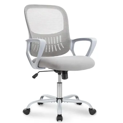 Produktbild von Bürostuhl Ergonomisch, Schreibtischstuhl mit Lendenwirbelstütze, Verstellbaren Armlehnen Bürostühle, Höhenverstellbarer office chair, Drehstuhl