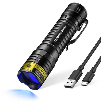 Zdjęcie produktu dla Lampa UV 395 nm, światło UV, zasilana przez USB, kompaktowa