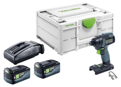Produktbild von Festool TID 18-Basic Akku Schlagschrauber 18 V 180 Nm 1/4" + 2x Akku 5,0 Ah + Ladegerät + Systainer