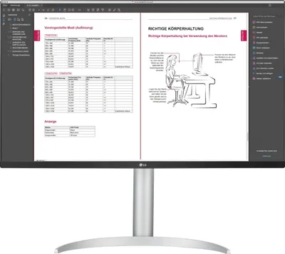Produktbild von LG 32UP55NP-W Computerbildschirm 80 cm (31.5" ) 3840 x 2160 Pixel 4K Ultra HD Weiß (32UP55NP-W.AEU)