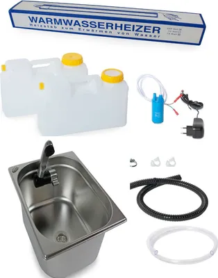 Immagine prodotto di 230V acqua calda mini cucina vendita kit stand lavello 325x265x150mm Comet London