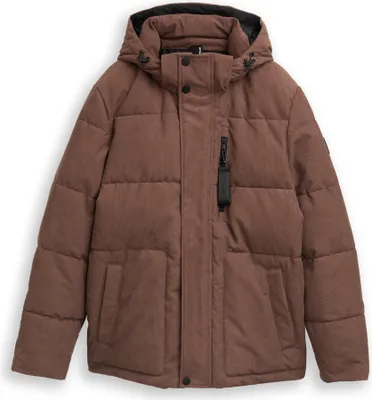 Produktbild von Cord Puffer-Jacke mit abnehmbarer Kapuze
