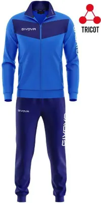 Image de Ensemble de sport Givova Visa Triacetato bleu/bleu