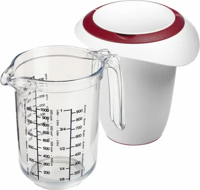 Image de Westmark Set de 2 pièces, pot mesureur Gerda 1 l et pot fouet avec couvercle 1 l,1 x 30682270