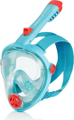 Produktbild von AQUA SPEED Kinder Schnorchelmaske Vollgesichtsmaske Taucherbrille Spectra 2.0, türkis L