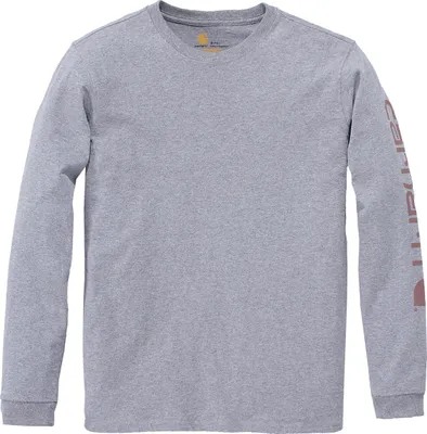 Produktbild von CARHARTT Bekleidung Long Sleeve T-Shirt heather grey Größe