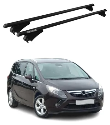 Obrázok produktu pre Tiger priečne strešné nosiče pre Opel Zafira C Tourer 2011–2019, čierne