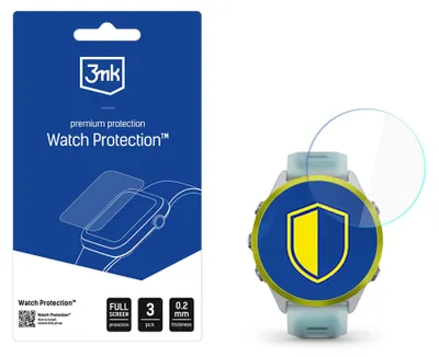 Image de Film de protection d'écran 3mk Watch Protection ARC pour montre connectée Garmin Forerunner 570 (47 mm)