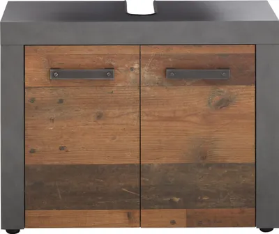 Produktbild von trendteam Bad Waschbeckenunterschrank Cancun/Indy Matera Melamin/Old Wood Melamin 72 x 56 x 34 cm