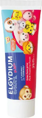 Image de Dentifrice Elgydium enfants goût fraise 50ml pour enfants 3-6 ans