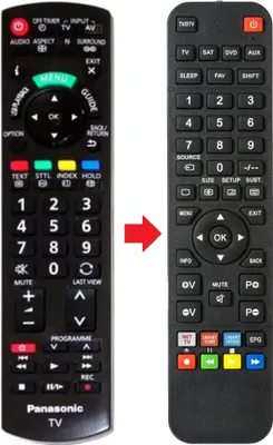 Produktbild von Fernbedienung passend für PANASONIC TXL32X5E