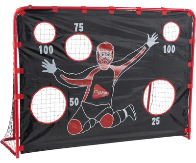 Productafbeelding van Floorballdoel met doelwand (rood)