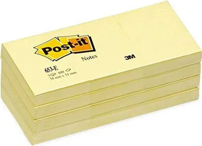 Image de Post-It 653 38X51 Gelb 12X100B