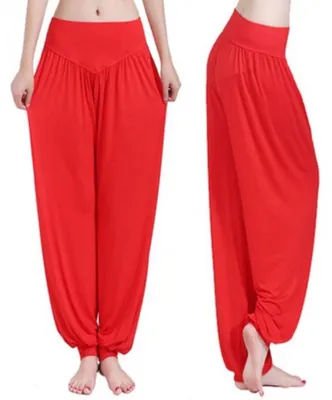 Imagen del producto de Go Go Gadget – Pantalones harem – Cómodos – Transpirables – Ligeros – Rojo – Talla XL