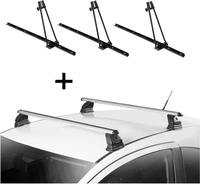 Produktbild von 3x Fahrradträger ORION + Dachträger VDP EVO ALU kompatibel mit für Fiat Doblò I 3-5 Türer 2000-2010