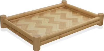Zdjęcie produktu dla Hermia Concept, TPS0072, taca, 100% BAMBOO, orzech, 36 x 20 x 5 cm