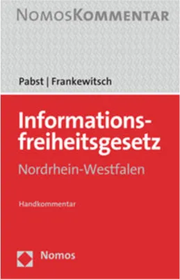 Produktbild von Informationsfreiheitsgesetz Nordrhein-Westfalen