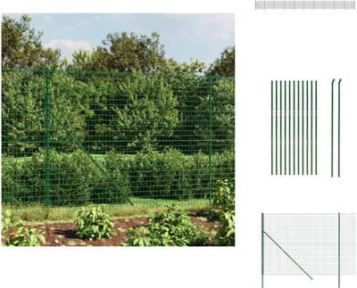 Obrázok produktu pre vidaXL Reťazový plot zelený 2,2x25 m Pozinkovaná oceľ - Plotové panely