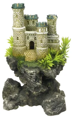 Produktbild von Nobby Aquariendekoration Burg mit Pflanzen