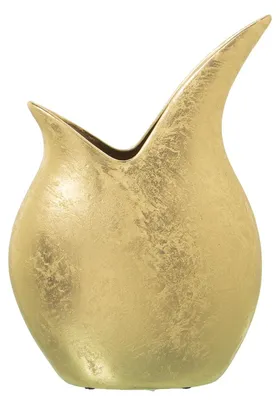 Keramik Tafelvase Gold 10x26x35 cm