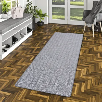 Produktbild von In- und Outdoor Teppich Läufer Beidseitig Cape Cod Grau Trend, Größe:100x300 cm
