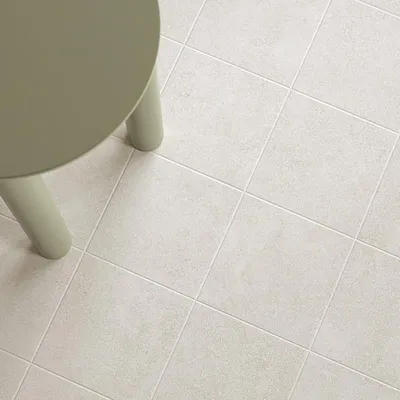 Produktbild von Fliese Terrazzo Elfenbein Beige Matt | 20x20 cm | 0.68 m²/s
