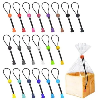 Produktbild von 20 Stück Verschlussclips für Beutel 20cm Clips für Tüten Tütenclips | Klammern für Tüten Gefrierbeutel Clips Verschlussklammern Klipper Verschluss Wiederverwendbar, für Küche, Lebensmittel, Gefrierschrank