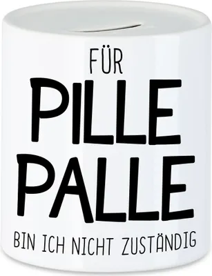 Produktbild von Für PillePalle bin ich nicht zuständig Spardose Chefin Kollegin Arbeit Büro Arbeitskollege Geschenk Kita Erzieher