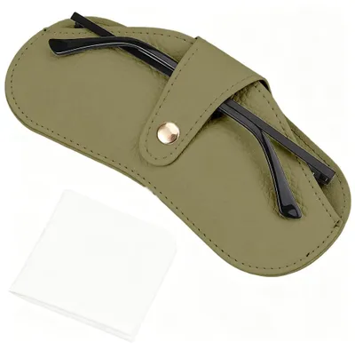 Produktbild von Sonnenbrillenetui - Weiches Leder - Dünnes Flaches Design - FB-CN66E0-01F-EU21
