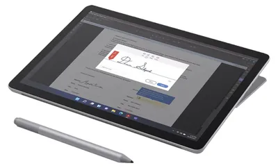 Zdjęcie produktu dla Microsoft Surface Go 4 f. Business Platinum, 10,5" Touch, Intel N200, 8 GB RAM, 128 GB UFS, Win11 Pro