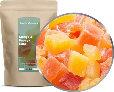 Produktbild von MANGO & PAPAYA CUBE ZIP Beutel 600g