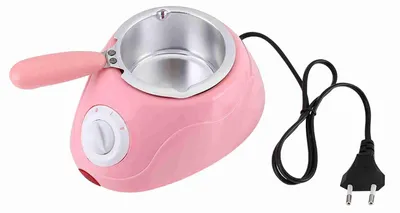Chocoladeschmelzmaschine, 20 W, rosa, mit 7 Formen