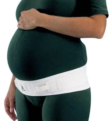 Produktbild von Thuasne Ortel P Rückenbandage für Schwangere - 1 - Weiß